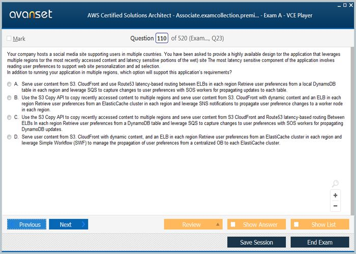 AWS-Solutions-Architect-Associate Prüfungen